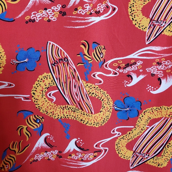 Western Aloha Keoni Surfboard Hawaiian Dress - Picture 4 of 9